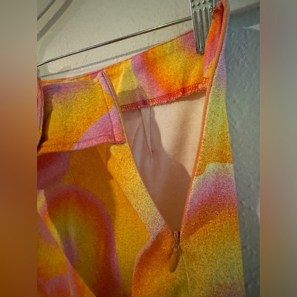 Elsie & Fred Tie Dye Low Rise Skirt And Halter Set Sz L - Festival Fun - Picture 7 of 14